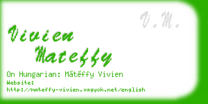 vivien mateffy business card